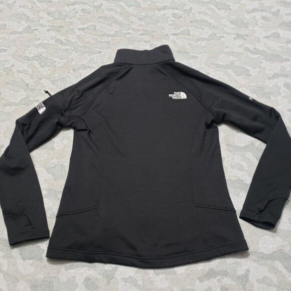 The North Face Sweatshirt Womens Medium Black Full Zip Long Sleeve Branded - Picture 9 of 12